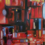 "Container2"  Öl auf Leinwand  100x100  2021  #21001