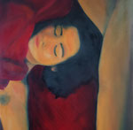 "Michelle"  Öl auf Leinwand   90x90  2021  #21007
