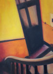 "Im Treppenhaus"  Öl auf Leinwand  50x70  #24003