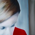 "In Gedanken"  Öl auf Leinwand  70x70  2020  #20001