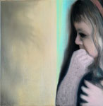"Angstschattenangst"  Öl auf Leinwand  50x50  #22009