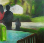 "Mittags im Park"  Öl auf Leinwand  100x100  2018 #18011