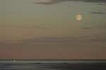  Seilbåt og måne / Segelboot und Mond