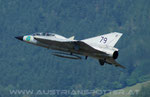SAAB J-35 Draken from Sweden