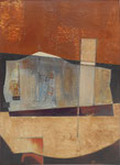 Abstraite, projet de fresque pour une gare, env. 1960  (huile sur isorel, 53,7 x 71,2 cm, coll. part. G.L)