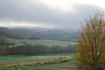 der Nebel steigt auf - Losby Golfplatz