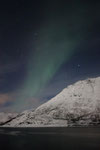 Nordlicht Nr 2 zwischen Hammerfest und Tromsø