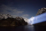 an der Einfahrt zum Trollfjord im Raftsund