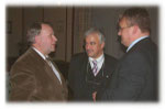 Ehrenvorsitzender Gerhard Zieneniss  (DJG), W.-B. Albers (Vors. VNSB) + Martin Kalt (St. Vors. VNSB)