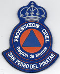 Parche de pecho de la Agrupación de Protección Civil de San Pedro del Pinatar (Murcia)