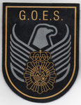 Parche de pecho de los GOES.- Grupo Especial de Operaciones Especiales de Seguridad