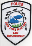 Parche de brazo de la Policía de la reserva de Red Lake.