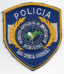 Parche de brazo de los Servicios Especiales de Investigación de la Policía Nacional de Honduras.