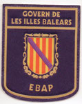 Parche de brazo de la Escuela Balear de Administración Pública del Gobierno de las Islas Baleares