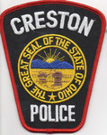 Parche de brazo de la Policía de Creston.