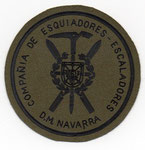 Parche de la Compañia de Esquiadores y Escaladores Division de Montaña de Navarra