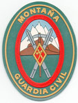 Parche de la Unidad de Montaña de la Guardia Civil.