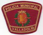 Parche de brazo de la Policía Municipal de Valladolid (años 90).