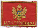 Parche de brazo del ejercito de Montenegro