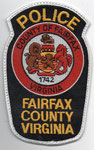 Parche de brazo de Oficial de la Policía del Condado de Fairfax