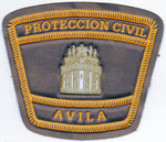 Parche de brazo de los voluntarios de la Agrupación de Protección Civil de Ávila