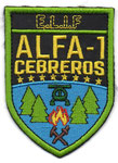 Parche de las Cuadrillas de Especialistas en Lucha Integral Helitransportada contra los Incendios Forestales (ELIF) con base en Cebreros (Ávila).