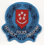 Parche de brazo de la Policía Republicana de Singapur.