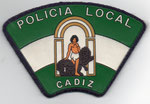 Parche de brazo de la Policía Local de Cadiz.