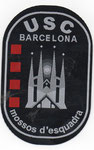 Parche de brazo de la Unidad de Seguridad Ciudadana de la Ciudad de Barcelona de la Policía Autonómica de Cataluña.- Mossos d´ Esquadra