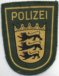 Parche de brazo de la Policía Federal de Baden-Wurtemberg.