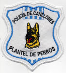 Parche de brazo de la Unidad Canino K-9 de la Policía de Canelones