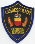 Parche de brazo de la Policía de Liechtenstein.