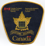 Parche de brazo de los Agentes de Aduanas e Ingresos de Canadá.