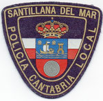 Parche de brazo de la Policía Local de Santillana del Mar.