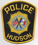 Parche de brazo de la Policía Local de Hudson.