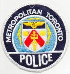 Parche de brazo de la Policía Metropolitana de Toronto