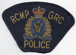 Parche de brazo de la Real Policía Montada de Canadá (Desde 1954).