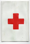 Hombreras de soldado de las extintas Tropas de Socorro de la Cruz Roja Española (1983-1986)
