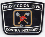 Parche de brazo de Protección Civil Unidad contra incendios.