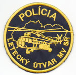 Parche de brazo de la Unidad Aérea de Rescate de la Policía de Eslovaquia