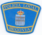 Parche de brazo de la Policía Local de Segovia.