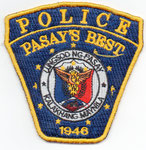 Parche de brazo de la Policía Local de uno de los distritos Manila (Lungsod NG Pasay)