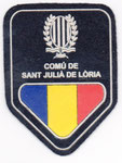 Parche de brazo de la Policía de Comú de Sant Julia de Lória