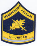 Parche de brazo de la II Unidad de Intervención Policía (UIP) con sede en Barcelona