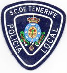 Parche de brazo de la Policía Local de Santa Cruz de Tenerife.