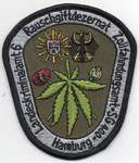 Parche de brazo de la Oficina de investigación de drogas del Departamento de Investigación de Aduanas de Alemania en Hamburgo.