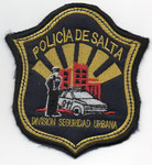 Parche de brazo de la División de Seguridad Urbana de la Policía de la Provincia de Salta.