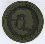 Parche de brazo del uniforme de campaña de la Base Antartica Española "Gabriel de Castilla"