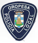 Parche de brazo de la Policía Local de Oropesa (hasta 2011).