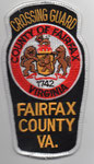 Parche de brazo de los Guardas de Cruce de la Policía del Condado de Fairfax